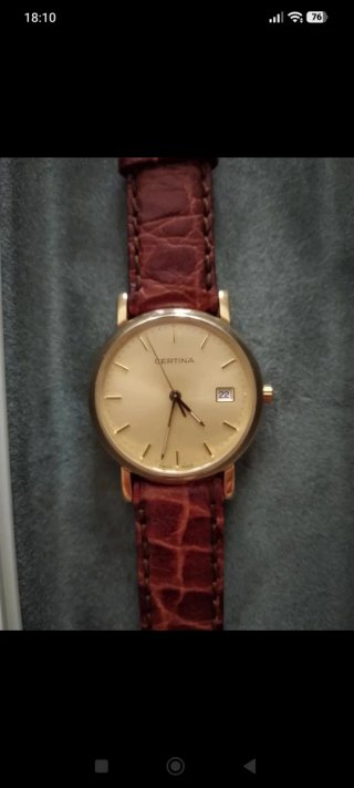 Reloj Certina Mujer Dorado/Marrón Nuevo (NOS)