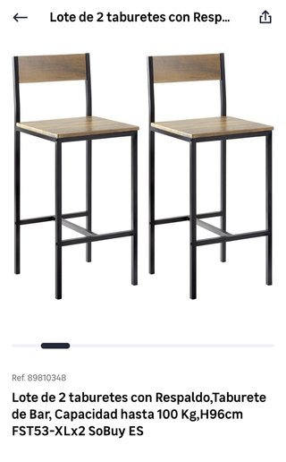 Mesa Alta Cocina con Botellero y Taburetes