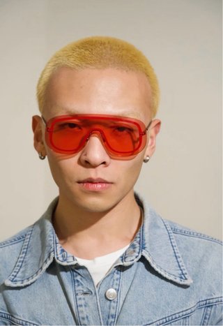 Gafas de sol Emporio Armani rojas