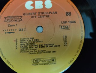 Vinilo Historia de la Música Rock Gilbert O'Sulliv