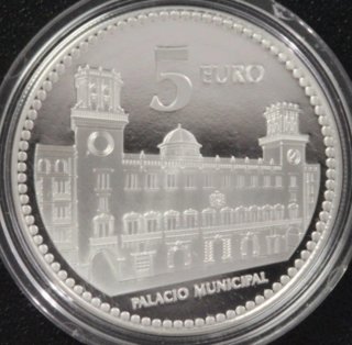 Moneda 5 Euros Plata 925 Alicante 2010 FNMT