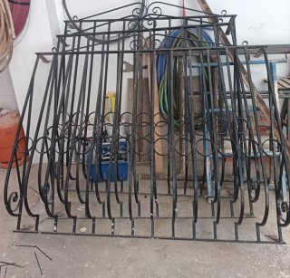 Rejas antiguas de hierro forjado