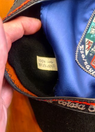 Boina/Chapela ELOSEGUI negra talla 57. Como nueva