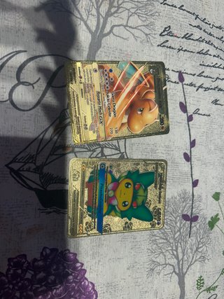Cartas Pokémon Doradas Metalicas