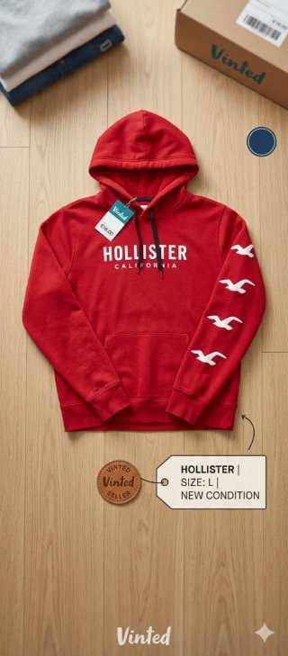 Sudadera Hollister California Talla L
