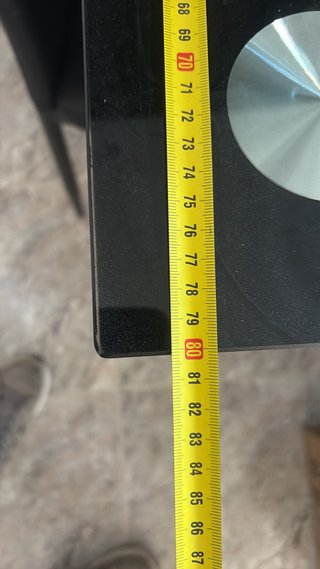 Tavolo da pranzo e 4 sedie nere