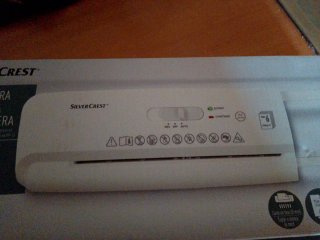 Trituradora de papel Silver Crest automática