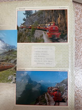 Álbum fotográfico de ferroviario coleccionista