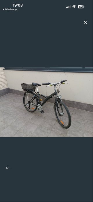 Bicicleta de paseo con cesta S/M