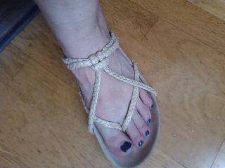 Sandalias Mango rafia Talla 38
