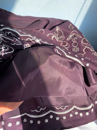 Falda Massimo Dutti bordada talla M
