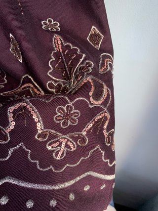 Falda Massimo Dutti bordada talla M
