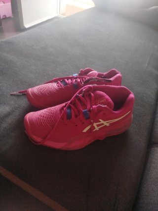Zapatillas Asics Tenis Tierra Batida Mujer