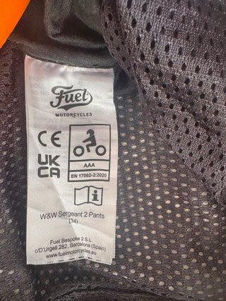 Pantalón moto Fuel Sergeant 2 Talla 34