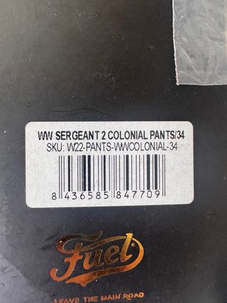 Pantalón moto Fuel Sergeant 2 Talla 34