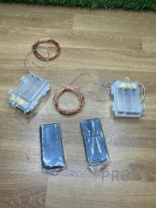 2 x Ghirlanda luci a batteria 8 modalità di luce