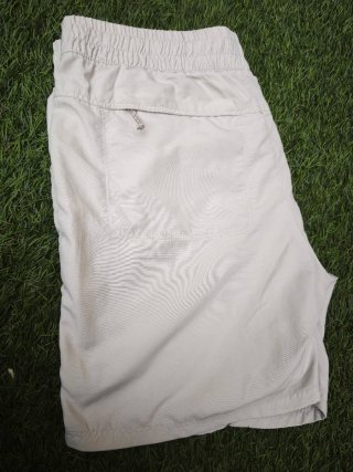 Pantalón corto trekking mujer beige