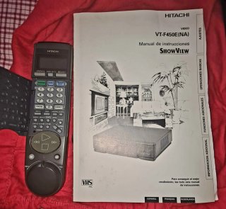 VHS Hitachi VT-F450E ShowView PDC