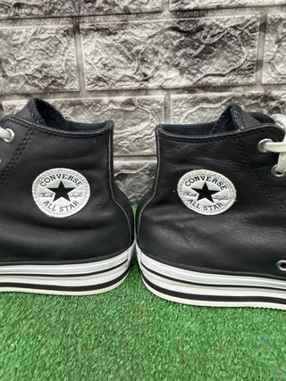 Converse All Star Pelle Nere 37.5