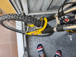Bicicleta Orbea Anaconda Azul y Amarilla