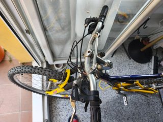 Bicicleta Orbea Anaconda Azul y Amarilla
