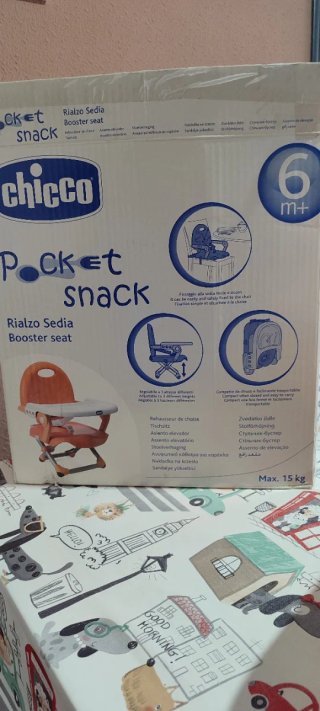 Asiento elevador para niño naranja