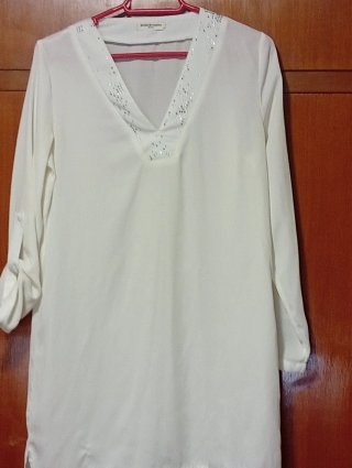 Camisola blanca Stelle de copine con brillo Talla