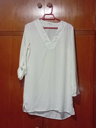 Camisola blanca Stelle de copine con brillo Talla