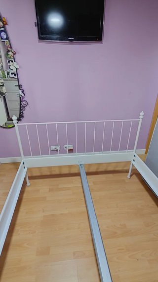 Estructura Cama Leirvik Ikea Blanca