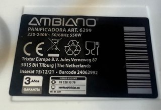 Panificadora Ambiano ALDI