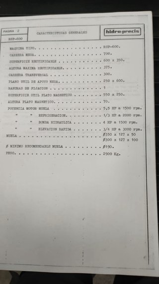Rectificadora Hidro Precis