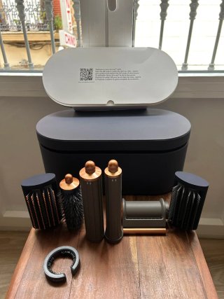 Dyson Airwrap Azul/Dorado
