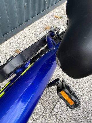 Bicicleta infantil azul 14”