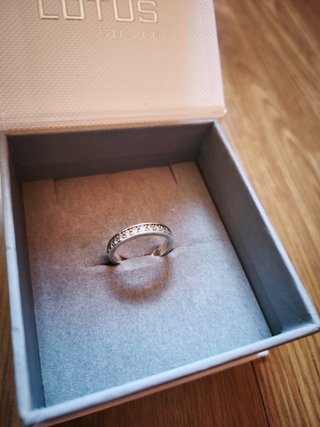 Anillo Lotus Silver Pure Essentials Mujer