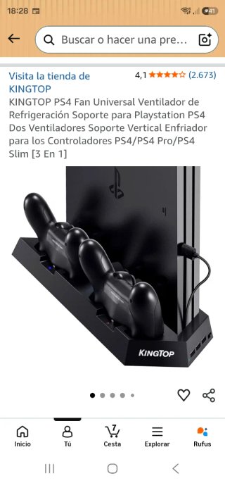 Base Carga PS4 Pro