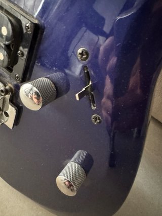 Guitarra Eléctrica Azul + Amplificador Marshall