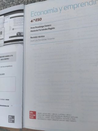 Economía y emprendimiento 4o ESO