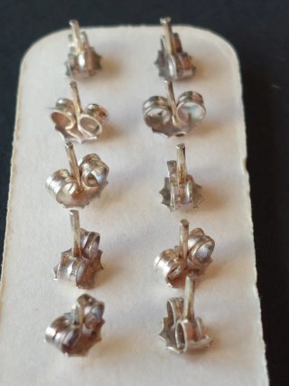 Conjunto Pendientes Plata 925