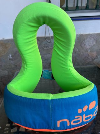 Chaleco salvavidas infantil azul y verde