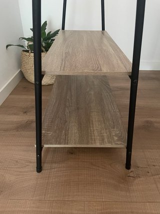 Burro perchero metal y madera