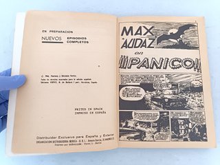 MAX "AUDAZ" EXTRA #5 (EDICIONES VÉRTICE 1969)