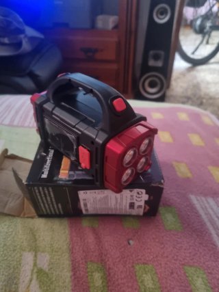 Linterna Solar Multifunción y Power Bank,