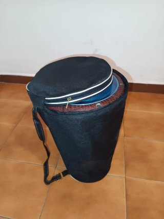 Darbuka con funda y parches