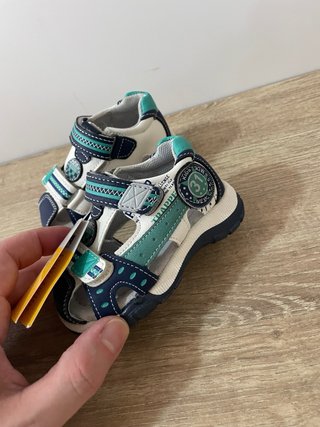 Sandali Axa Bimbo Blu/Verde Tg 20