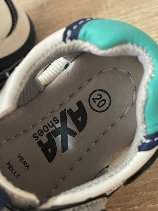 Sandali Axa Bimbo Blu/Verde Tg 20