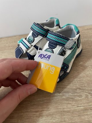 Sandali Axa Bimbo Blu/Verde Tg 20