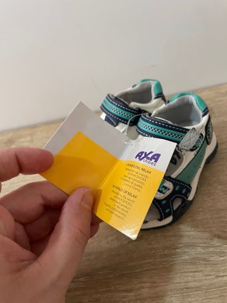 Sandali Axa Bimbo Blu/Verde Tg 20