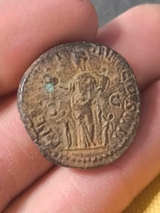 Moneda Romana Dupondio Antonino Pio