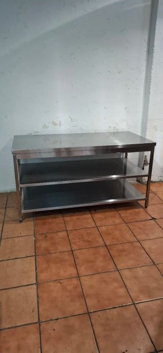 Mesa de trabajo acero inoxidable