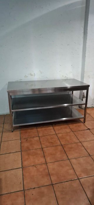 Mesa de trabajo acero inoxidable